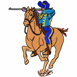Cowboy And Hunter Embroidery Design 11 Cowboy And Hunter Embroidery Design 11